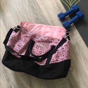 Victoria secret pink/black Oversized bag